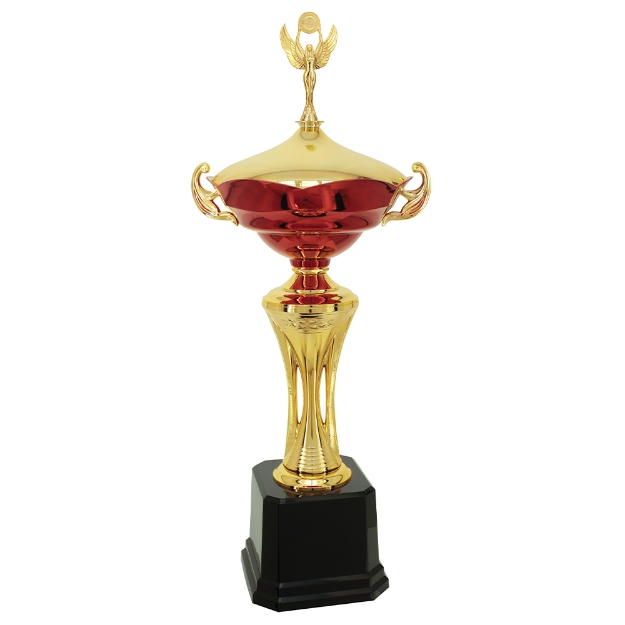 Imagem de TROFÉU MÉDIO TAÇA EM POLÍMERO METALIZADO - 90 CM - 301171-VM
