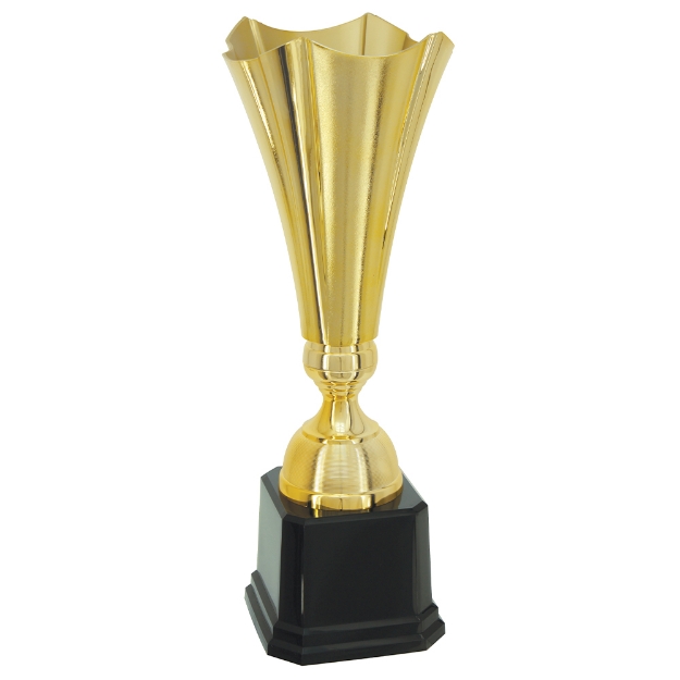Imagem de TROFÉU MÉDIO COPA ABERTA EM POLÍMERO METALIZADO - 47 CM - 402665-DO