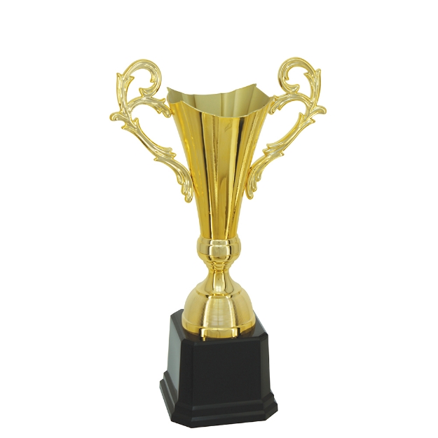 Imagem de TROFÉU MÉDIO TAÇA ABERTA EM POLÍMERO METALIZADO - 47 CM - 402676-DO