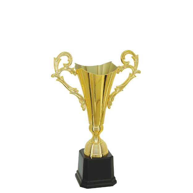 Imagem de TROFÉU MÉDIO TAÇA ABERTA EM POLÍMERO METALIZADO - 42 CM - 402677-DO