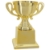 Imagem de TROFÉU TAÇA ABERTA PEQUENO EM POLÍMERO METALIZADO - 21 CM - 504115-DO