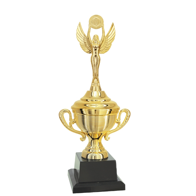 Imagem de TROFÉU TAÇA PEQUENO EM POLÍMERO METALIZADO - 36 CM - 504052-DO