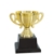 Imagem de TROFÉU TAÇA ABERTA PEQUENO EM POLÍMERO METALIZADO - 17 CM - 504056-DO