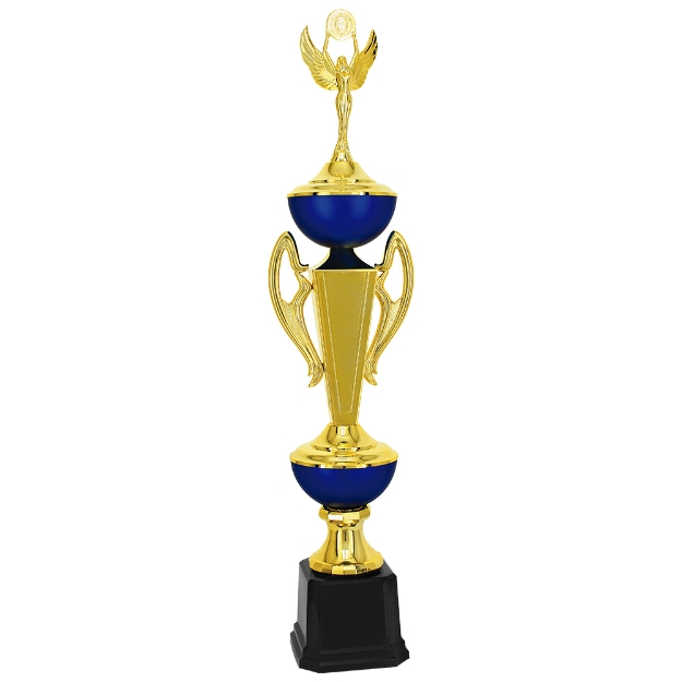 Imagem de TROFÉU MÉDIO EM POLÍMERO METALIZADO - 84 CM - 402551-AZFA