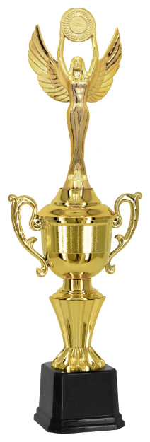 Imagem de TROFÉU PEQUENO EM POLÍMERO METALIZADO - 35 CM - 503063-DO