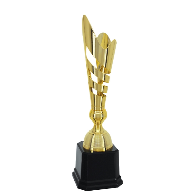 Imagem de TROFÉU MÉDIO COM TAÇA EM METAL FORMATO ESPECIAL - 44 CM - 402693