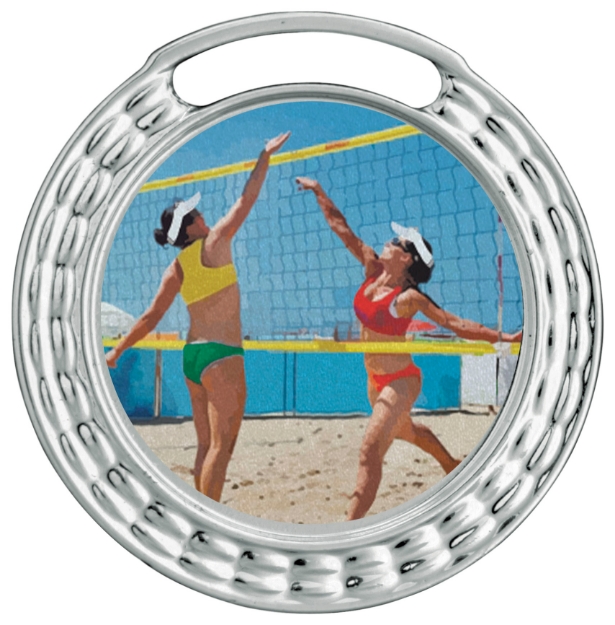 Imagem de MEDALHA PEQUENA METALIZADA NA COR PRATA - 35001-AZ-P