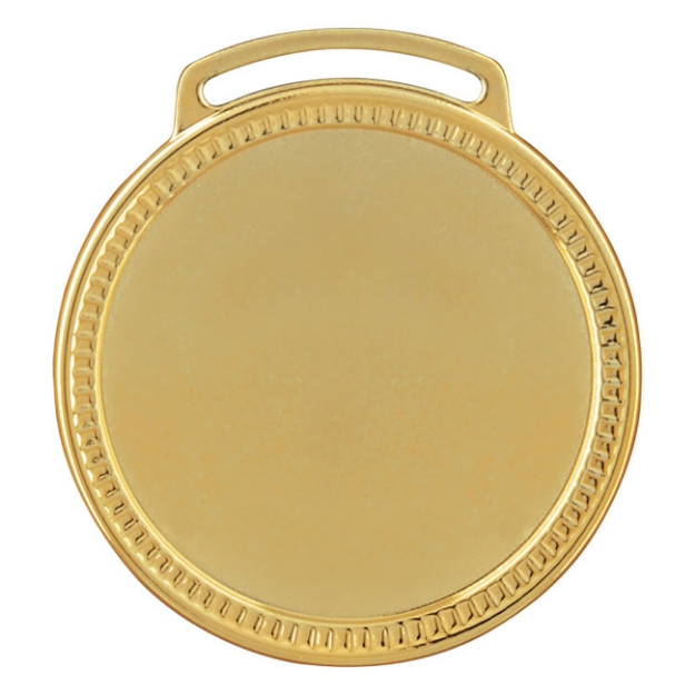 Imagem de MEDALHA PERSONALIZÁVEL METALIZADA NA COR DOURADA - 60003-AZ-D