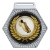 Imagem de MEDALHA GRANDE HEXAGONAL METALIZADA NA COR PRATA - 70600-AZ-P