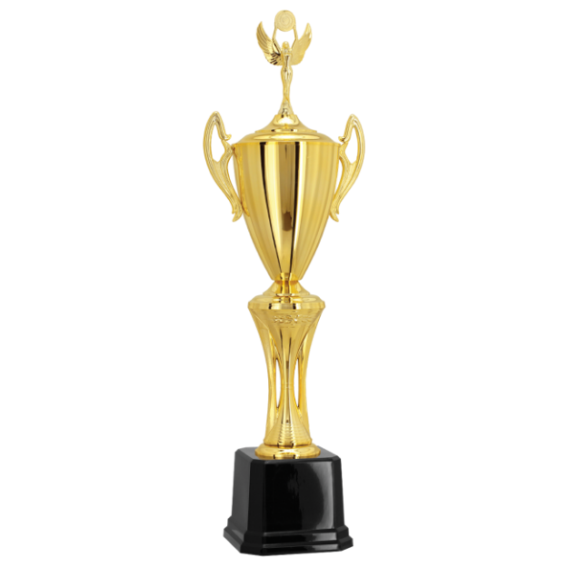 Imagem de TROFÉU MÉDIO TAÇA EM POLÍMERO METALIZADO - 94 CM - 301311-DO