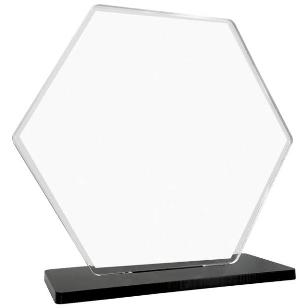 Imagem de PLACA EM ACRÍLICO PARA PERSONALIZAÇÃO -  11,50 CM - PLA-031-C