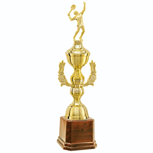 Imagem de TROFÉU MÉDIO EM POLÍMERO METALIZADO - 59 CM - 402792-DO