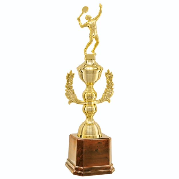Imagem de TROFÉU MÉDIO EM POLÍMERO METALIZADO - 52 CM - 402793-DO
