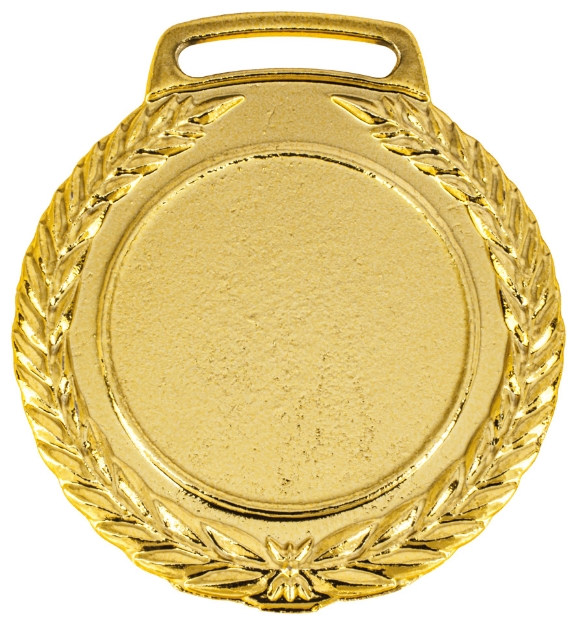 Imagem de MEDALHA PEQUENA PERSONALIZÁVEL METALIZADA NA COR DOURADA - 40001-AZ-D